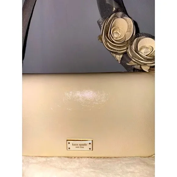 Kate Spade New York Crinkle Leather Shoulder Bag Crossbody  - NWT - Picture 8 of 14